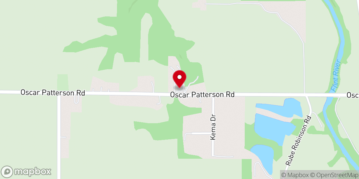 Map showing location of Zion Progress Church