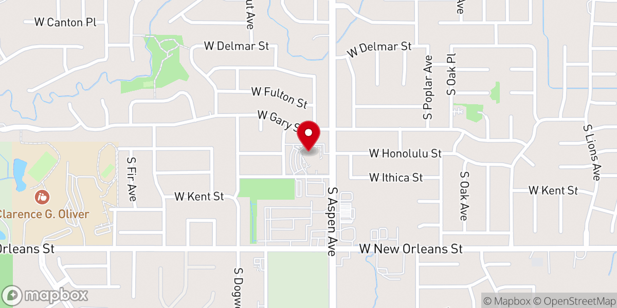 Map showing location of Church of Saint Benedict
