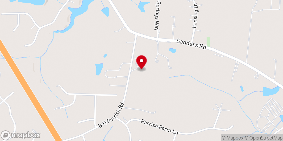 Map showing location of Lighthouse Baptist Church