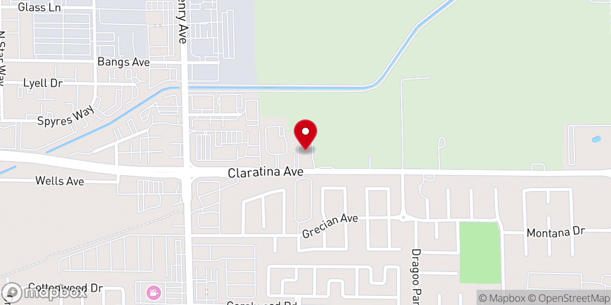 Map showing location of Liberty Missionary Baptist Church
