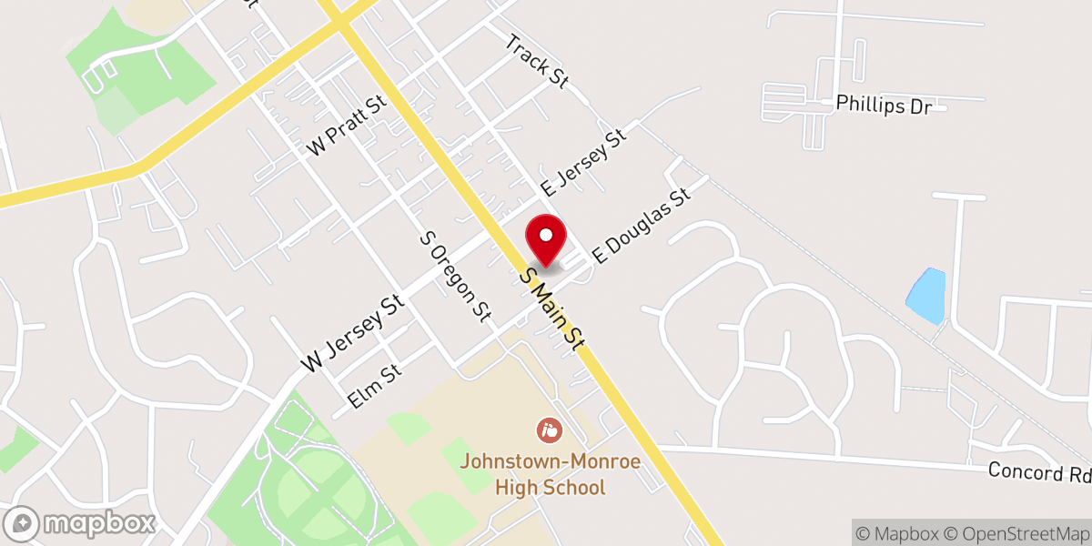 Map showing location of Shepherd Church Johnstown Campus