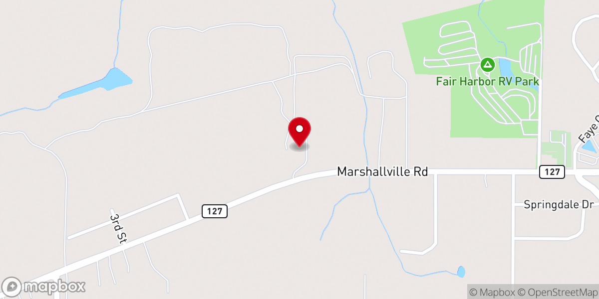 Map showing location of The Way Baptist Church