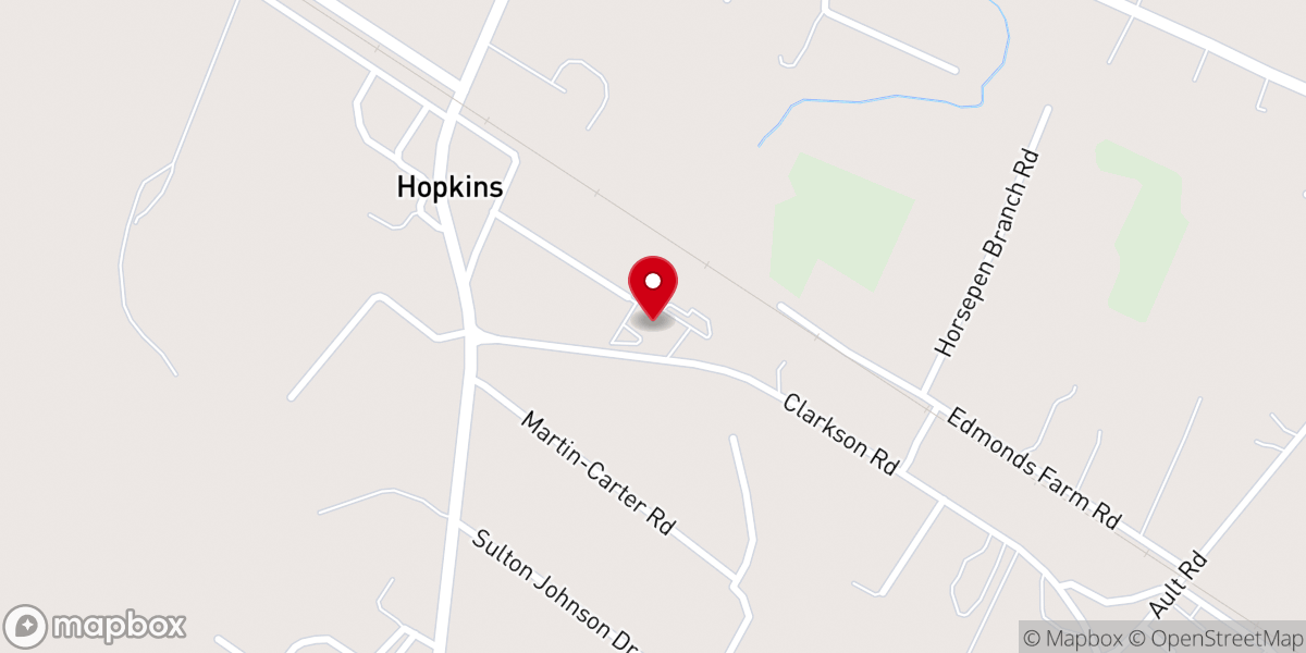 Map showing location of JBC Cares