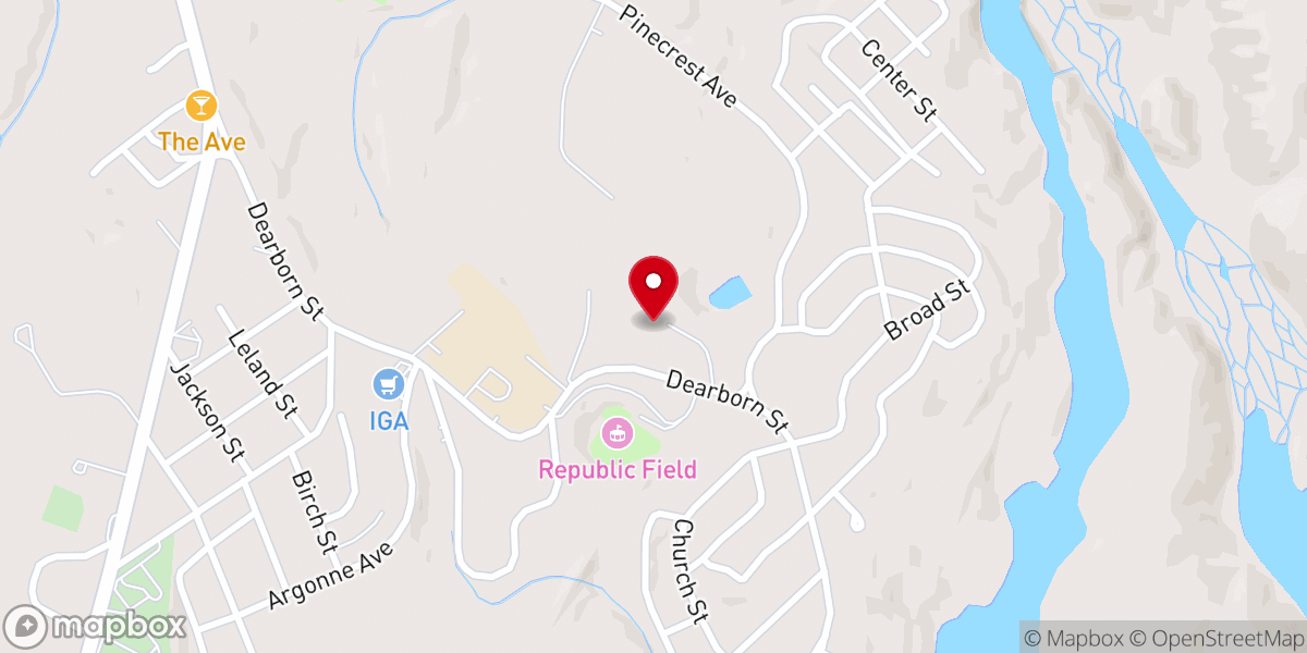 Map showing location of First Baptist Church Family Life