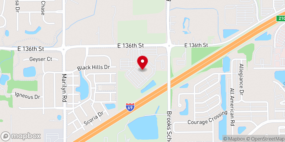 Map showing location of ITOWN Cafe - Olson Farms