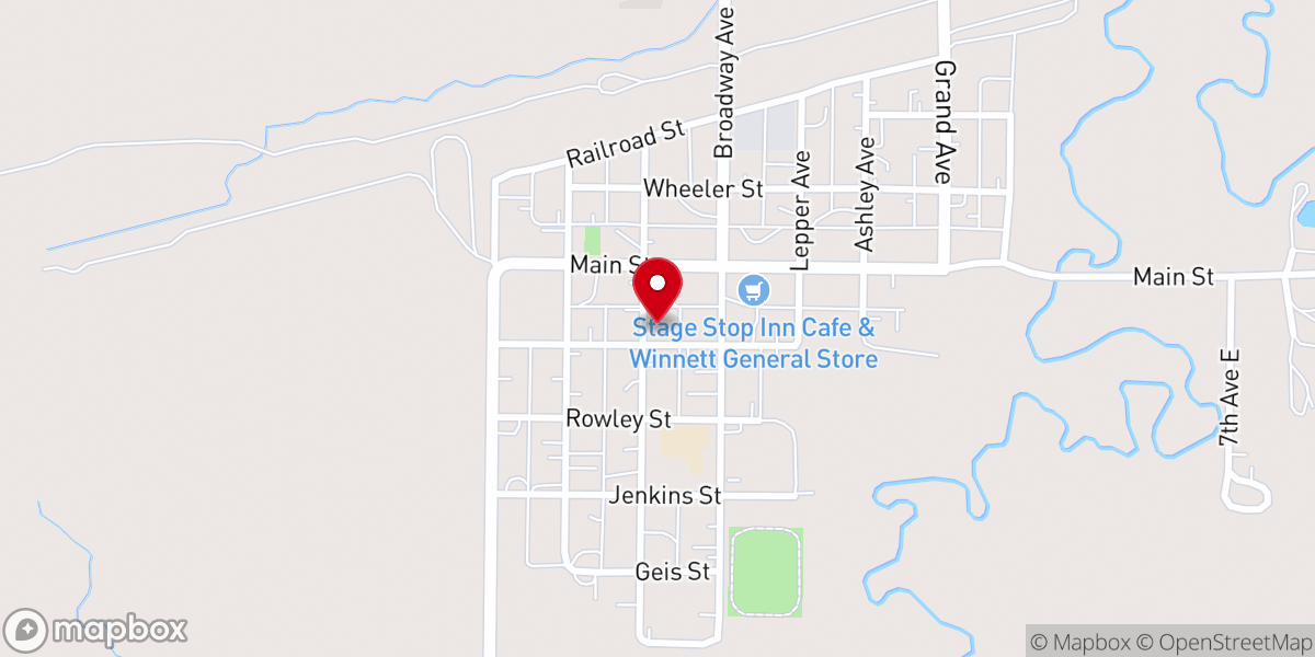 Map showing location of Methodist Church