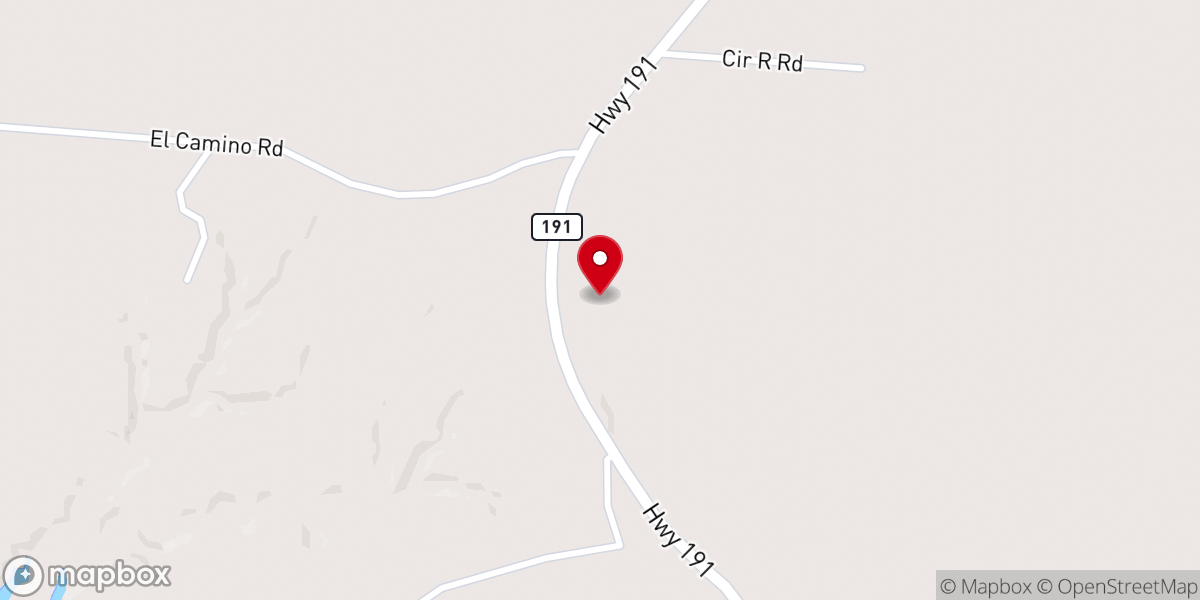 Map showing location of Beulah Baptist Church