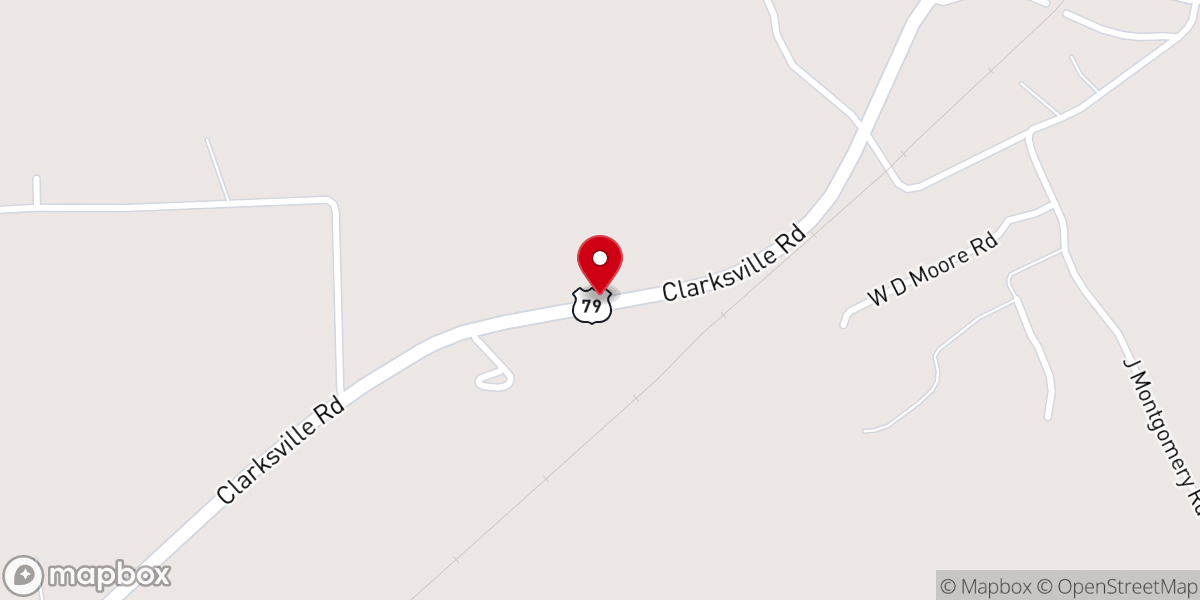 Map showing location of Woodlawn Baptist Church