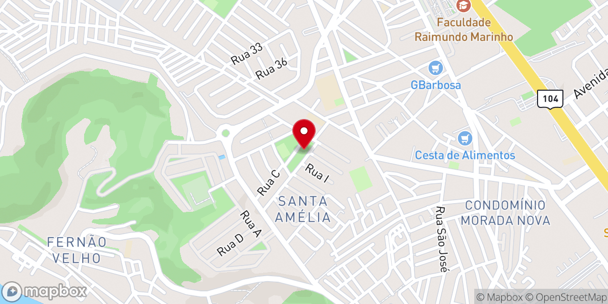 Map showing location of Paróquia - São Miguel Arcanjo