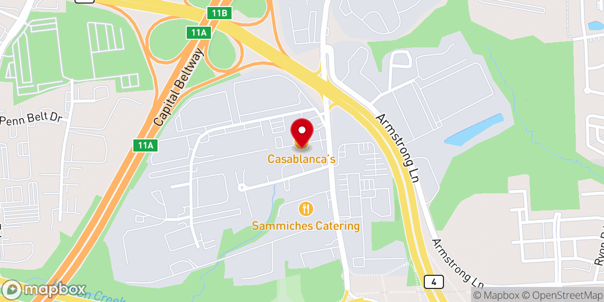 Map showing location of Marlboro Meadows Baptist