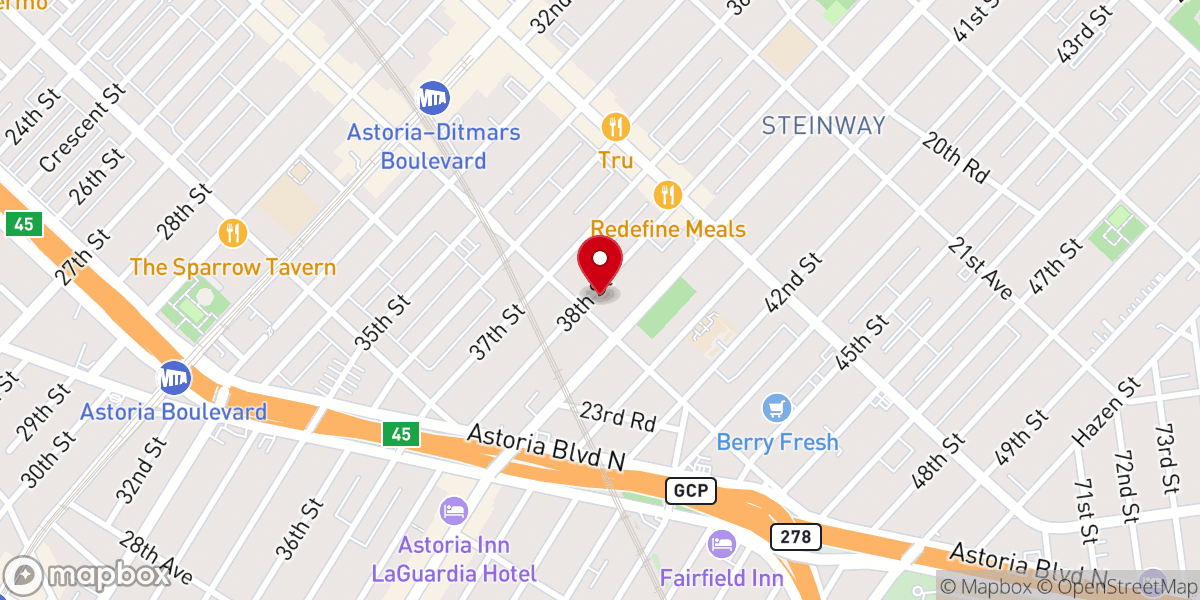 Map showing location of Astoria Soundworks