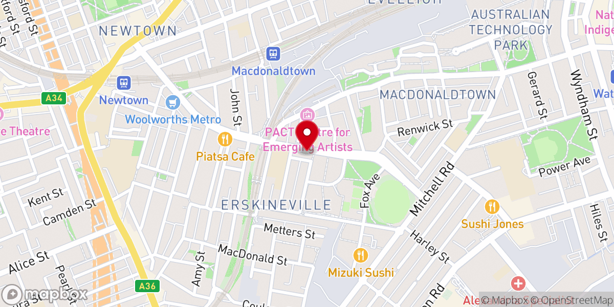 Map showing location of Saint Mary’s Catholic Church, Erskineville