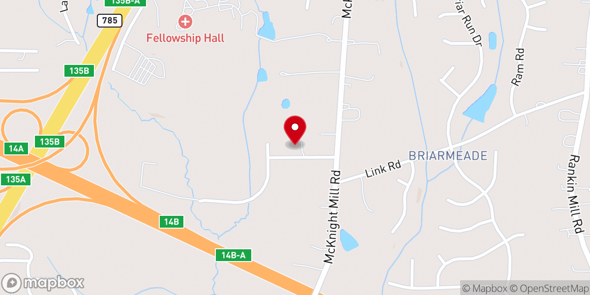 Map showing location of Praise Chapel International