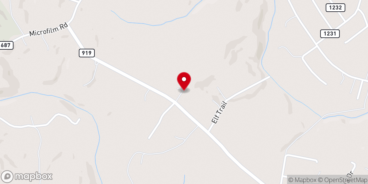 Map showing location of Faith Fellowship