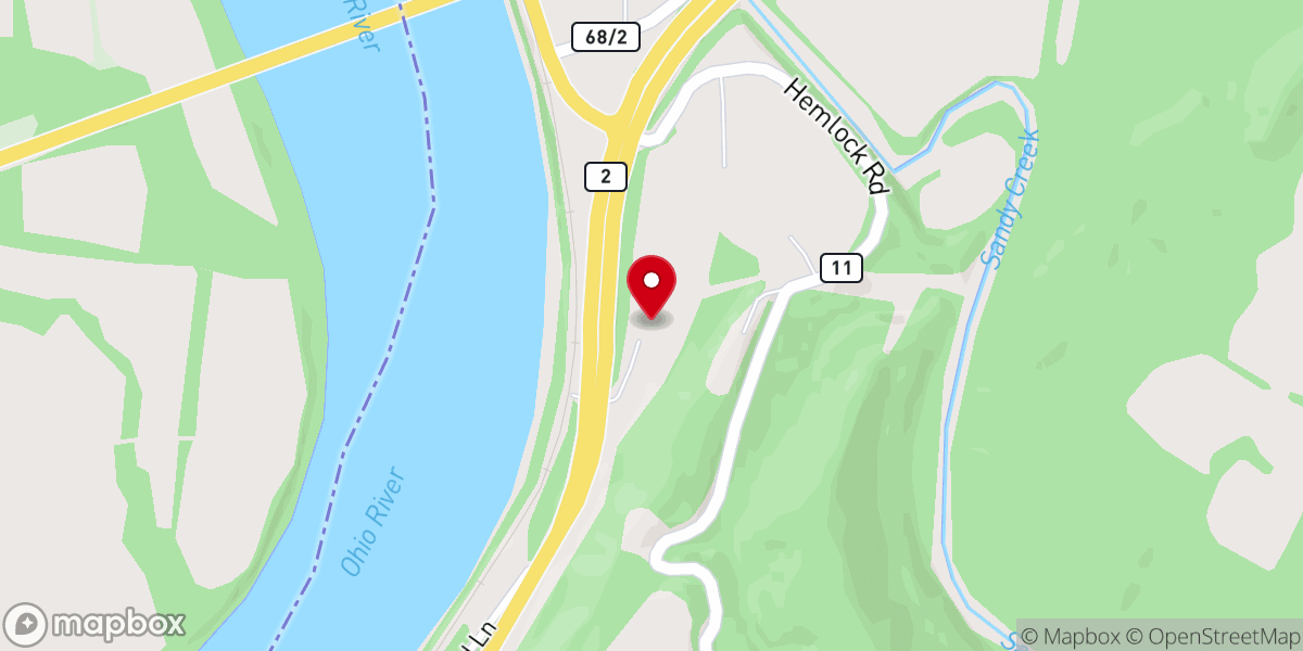 Map showing location of Faith Bible Church