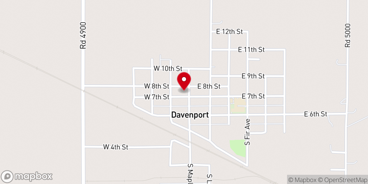 Map showing location of Christ's Lutheran Church, ELCA