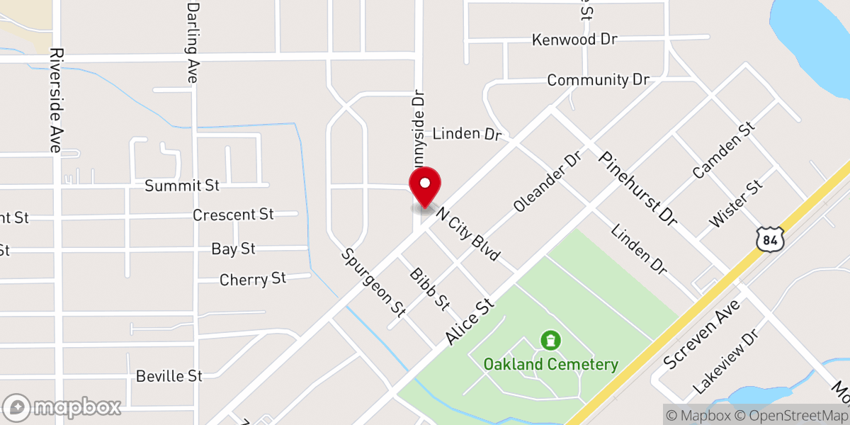 Map showing location of Freedom Community Church
