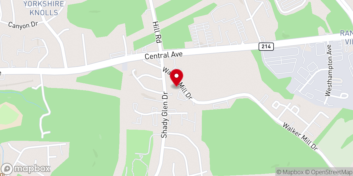 Map showing location of The New Mount Nebo Baptist Church of Capitol Heights