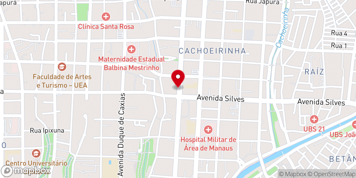 Map showing location of Igreja Evangélica Assembléia de Deus