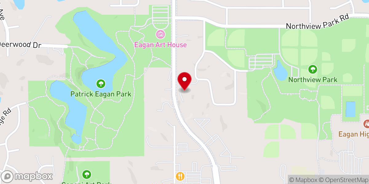 Map showing location of Community of Joy Lutheran Church