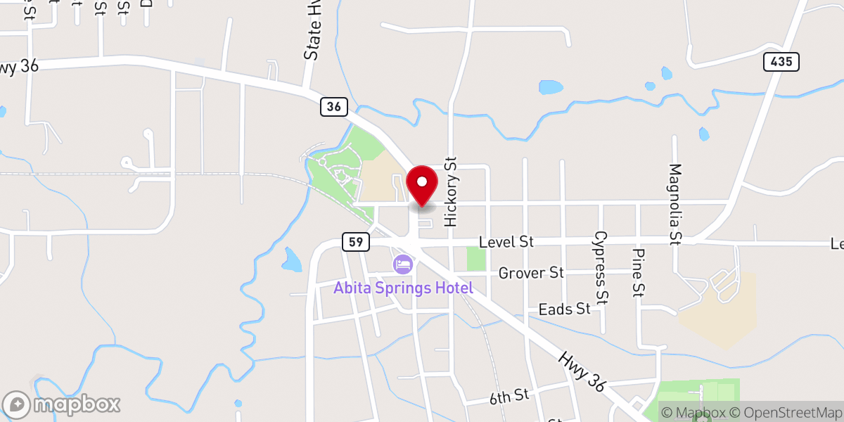 Map showing location of St. Vincent de Paul Society