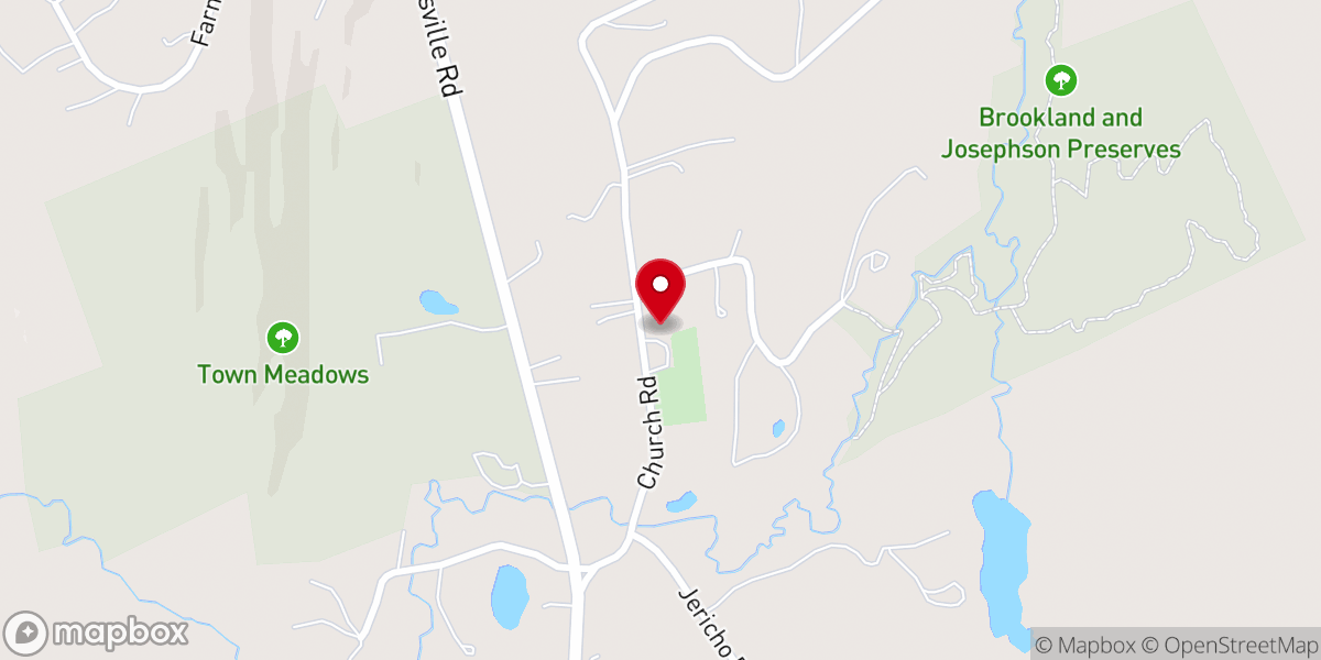 Map showing location of The Sherman Church