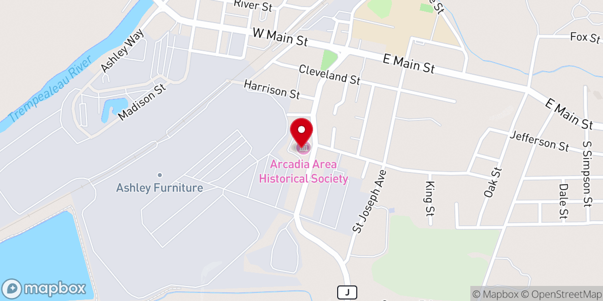 Map showing location of Our Ladys Catholic Church