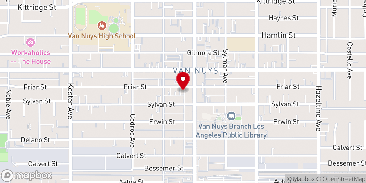 Map showing location of Iglesia Luz De Esperanza