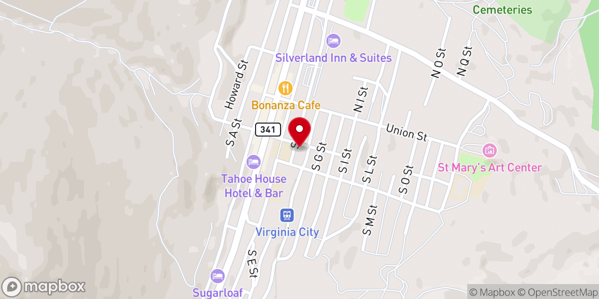 Map showing location of Saint Mary In the Mountains