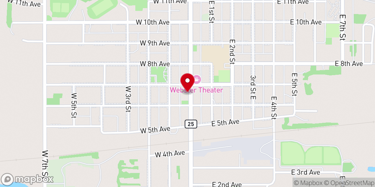 Map showing location of Freedom Church Webster