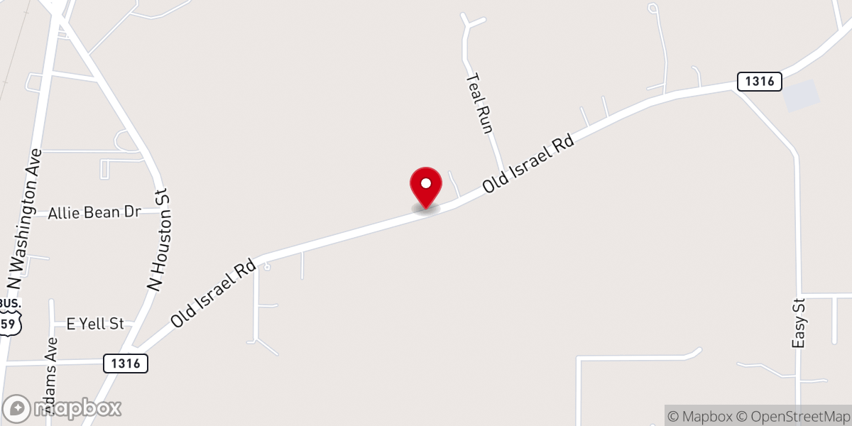Map showing location of Grace Family Church