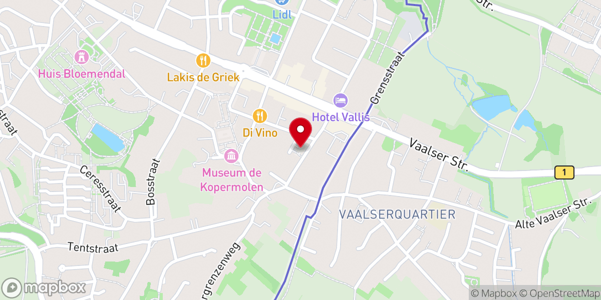 Map showing location of St. Paulus