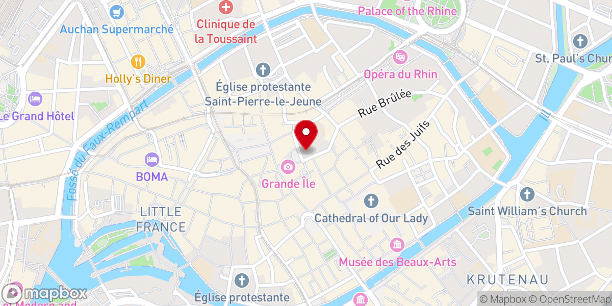 Map showing location of Église du Temple-Neuf