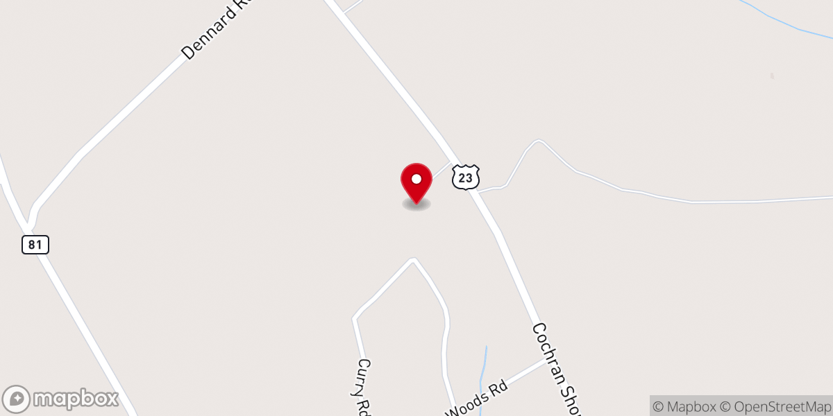 Map showing location of D.D. Memorial Baptist Church