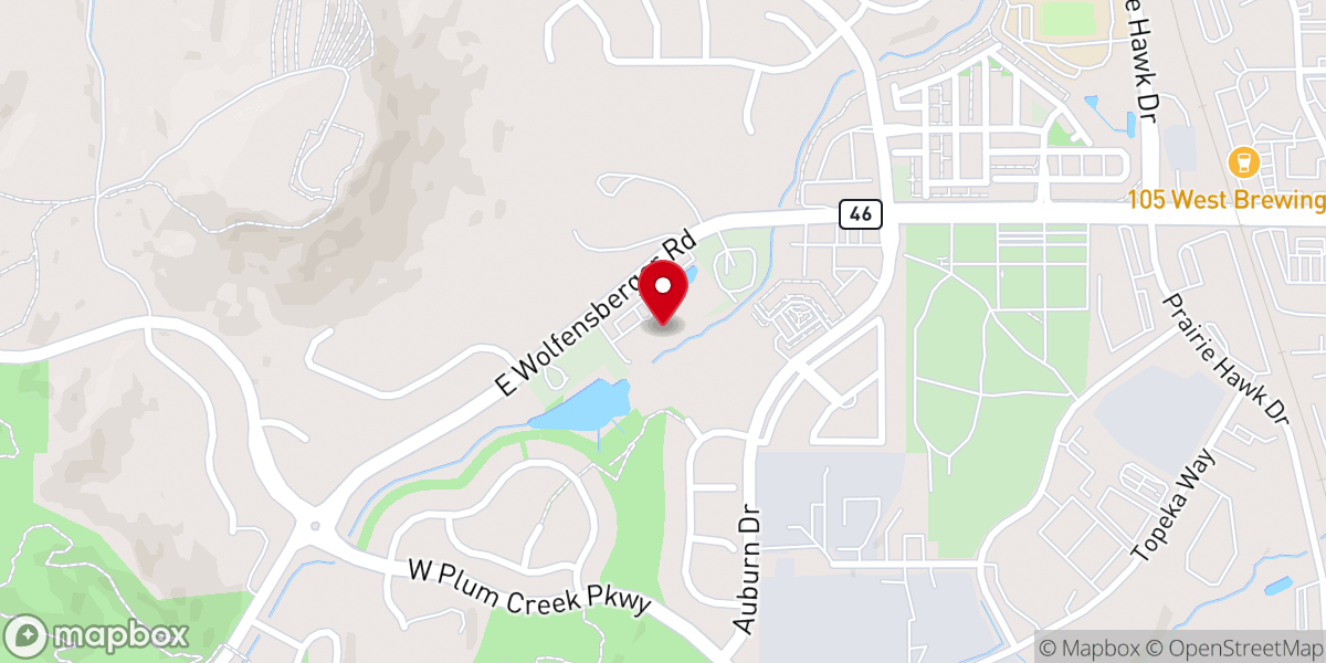 Map showing location of Epiphany Lutheran Church