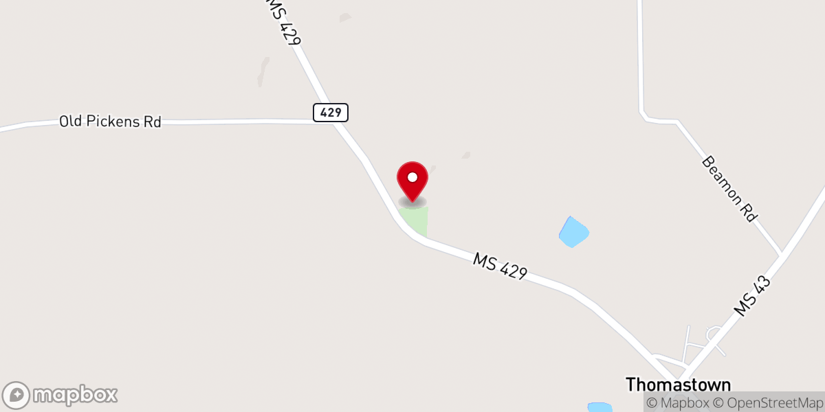Map showing location of Wake Forest Pentecostal Church