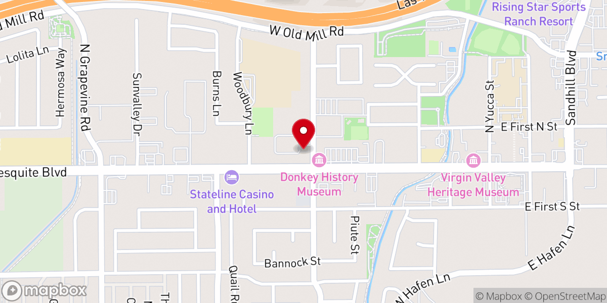 Map showing location of The Gathering Church