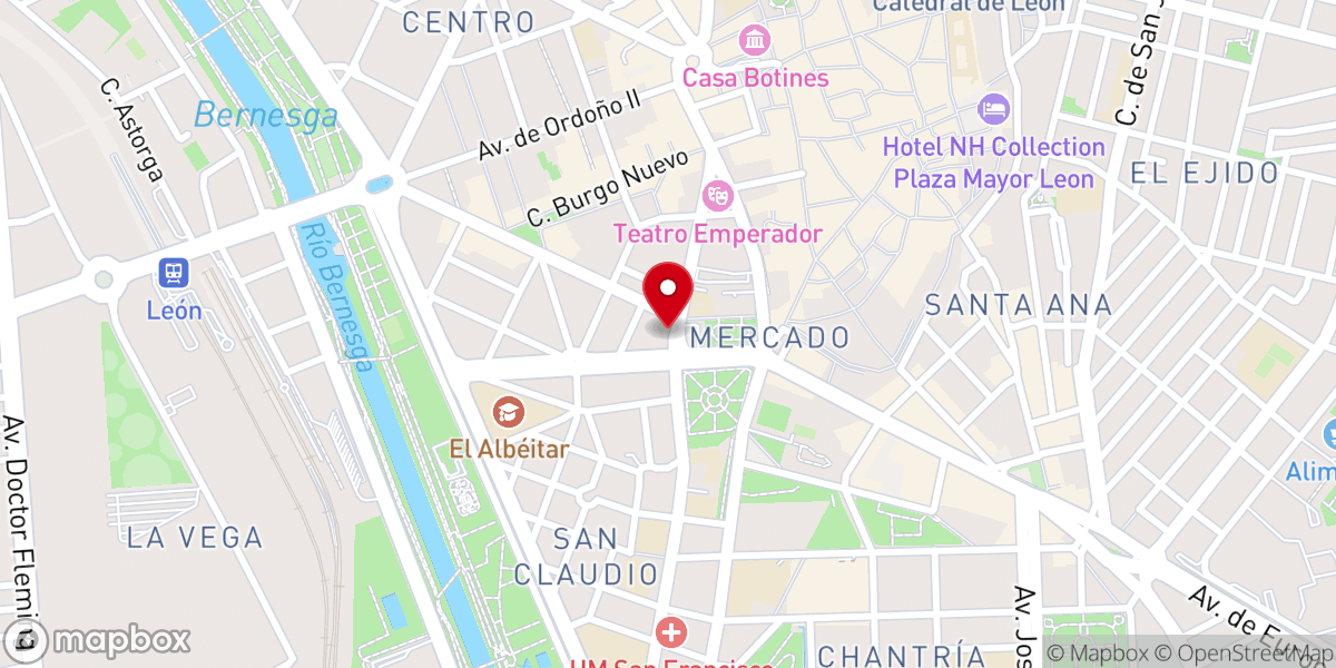 Map showing location of Cofradía del Dulce Nombre de Jesús Nazareno