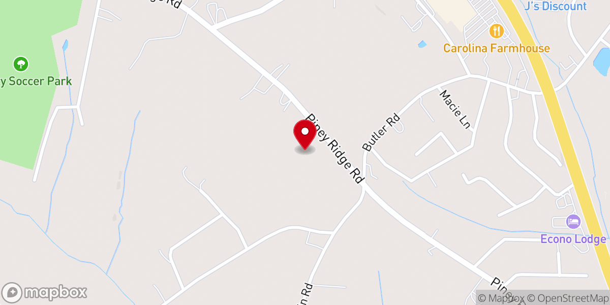 Map showing location of Tri City Baptist Church