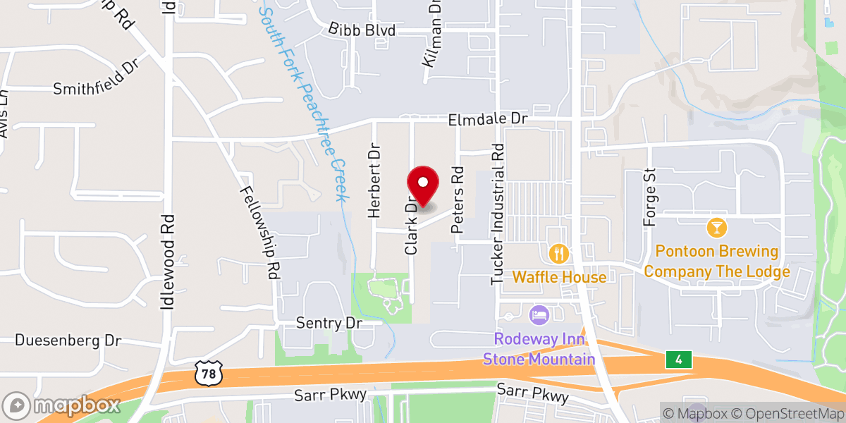Map showing location of St. John Apostolic Holiness Church