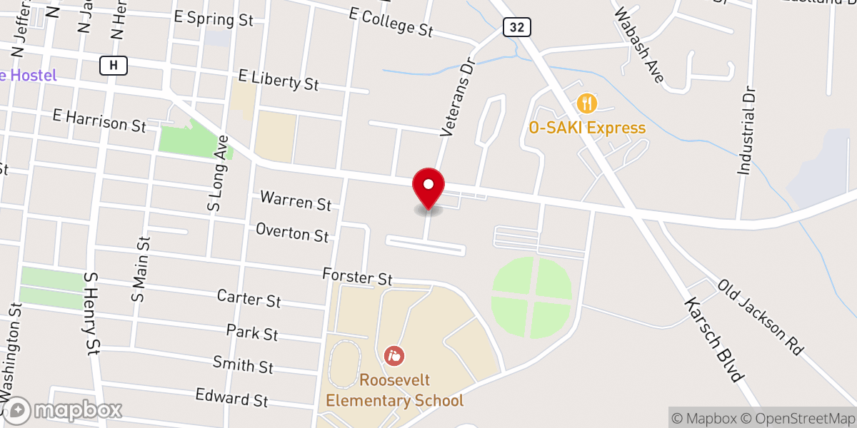 Map showing location of Cobalt Village Grace Community Church of Fredericktown