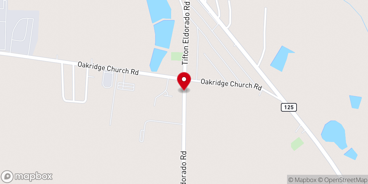 Map showing location of Family Of Life Center Tifton Ga