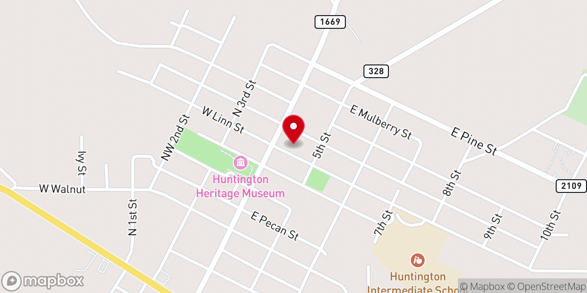 Map showing location of FIRST BAPTIST CHURCH FAMILY LIFE CENTER