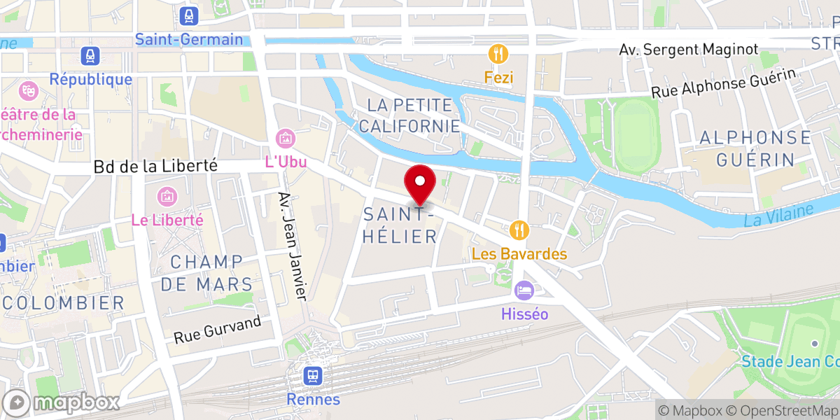 Map showing location of Communauté des Soeurs du Sacré Coeur