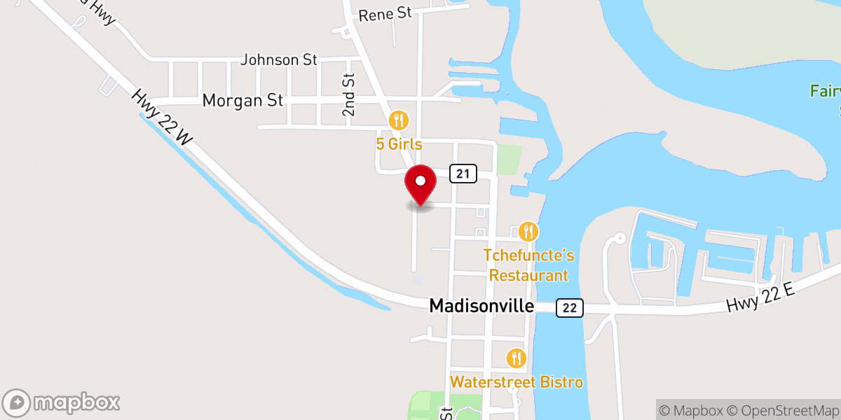 Map showing location of The Church of the Good Shepherd