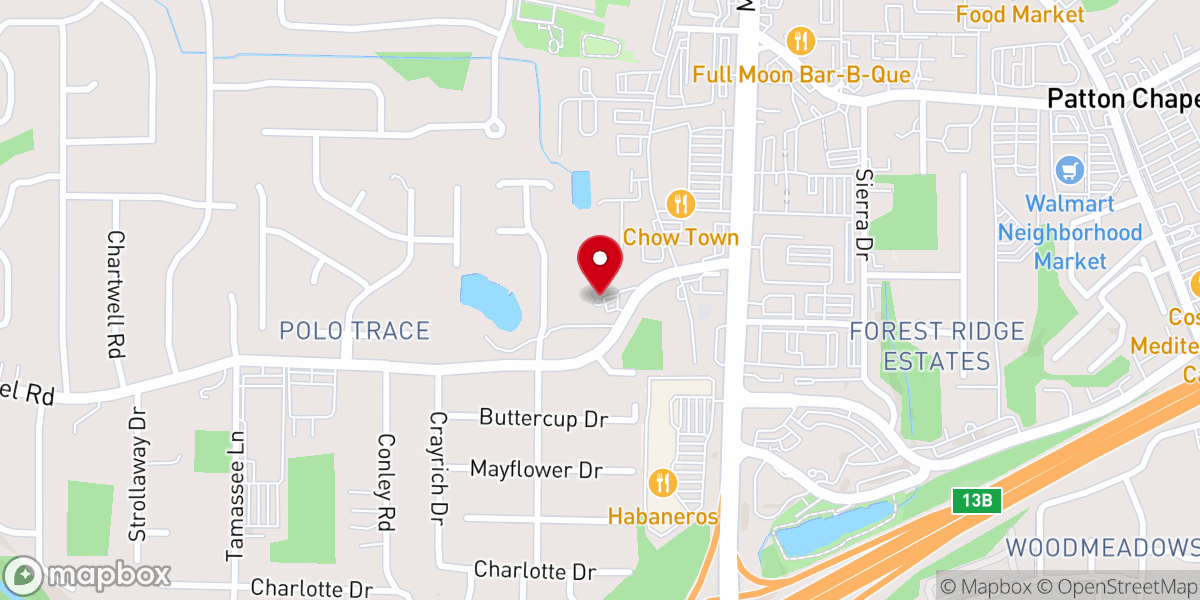 Map showing location of Valley United Methodist Church