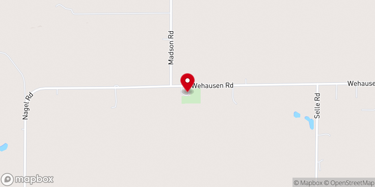Map showing location of Trinity Evangelical Lutheran Church Food Pantry