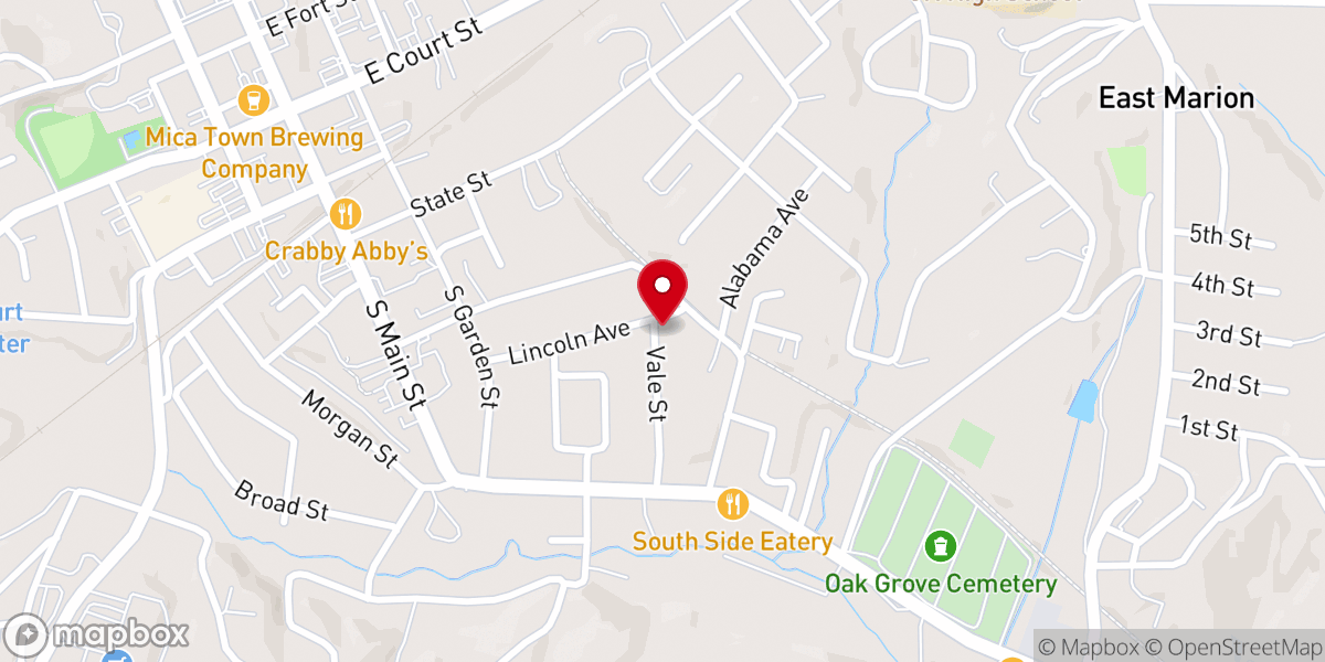 Map showing location of New Covenant Community Church