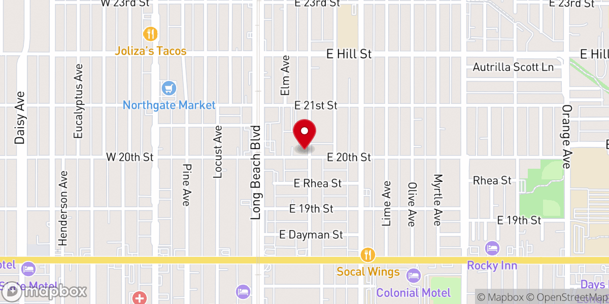 Map showing location of Holy Innocents Catholic Church