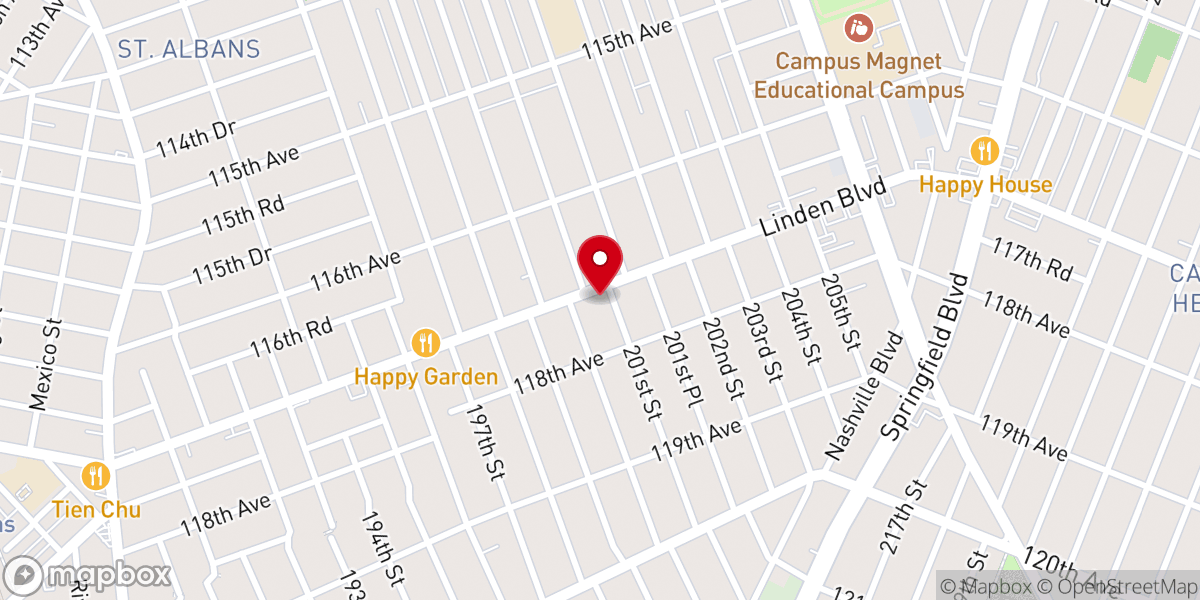 Map showing location of God Family Ministries International